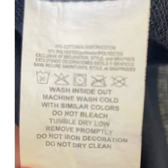 Houston Texans Women Hooded Sweatshirt‎ 2X Blue Gray Raised Logo Sports Fans - Picture 8 of 9